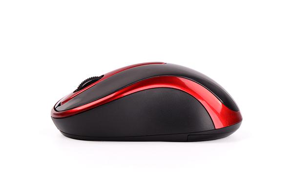 Безжична мишка A4Tech G3-280N-2, V-Track PADLESS,черно/червена, USB-2