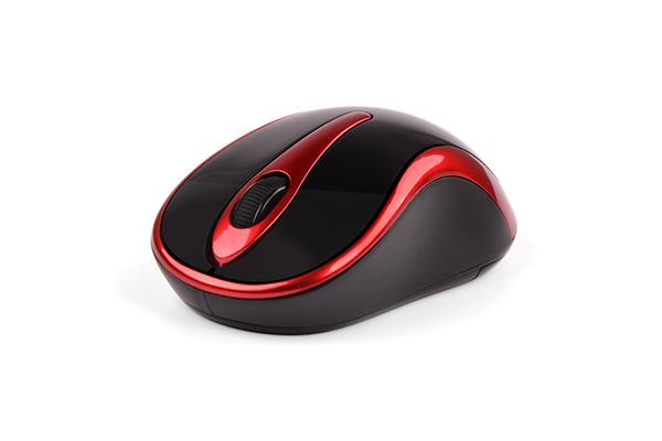 Безжична мишка A4Tech G3-280N-2, V-Track PADLESS,черно/червена, USB-4