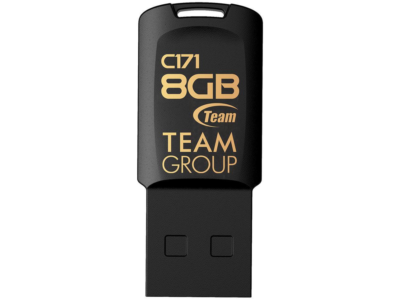 USB памет Team Group C171, 8GB, USB 2.0, Черен-1