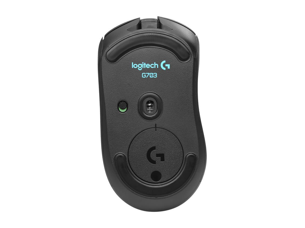 Геймърска мишка Logitech, G703, Оптична, Безжична, USB-4