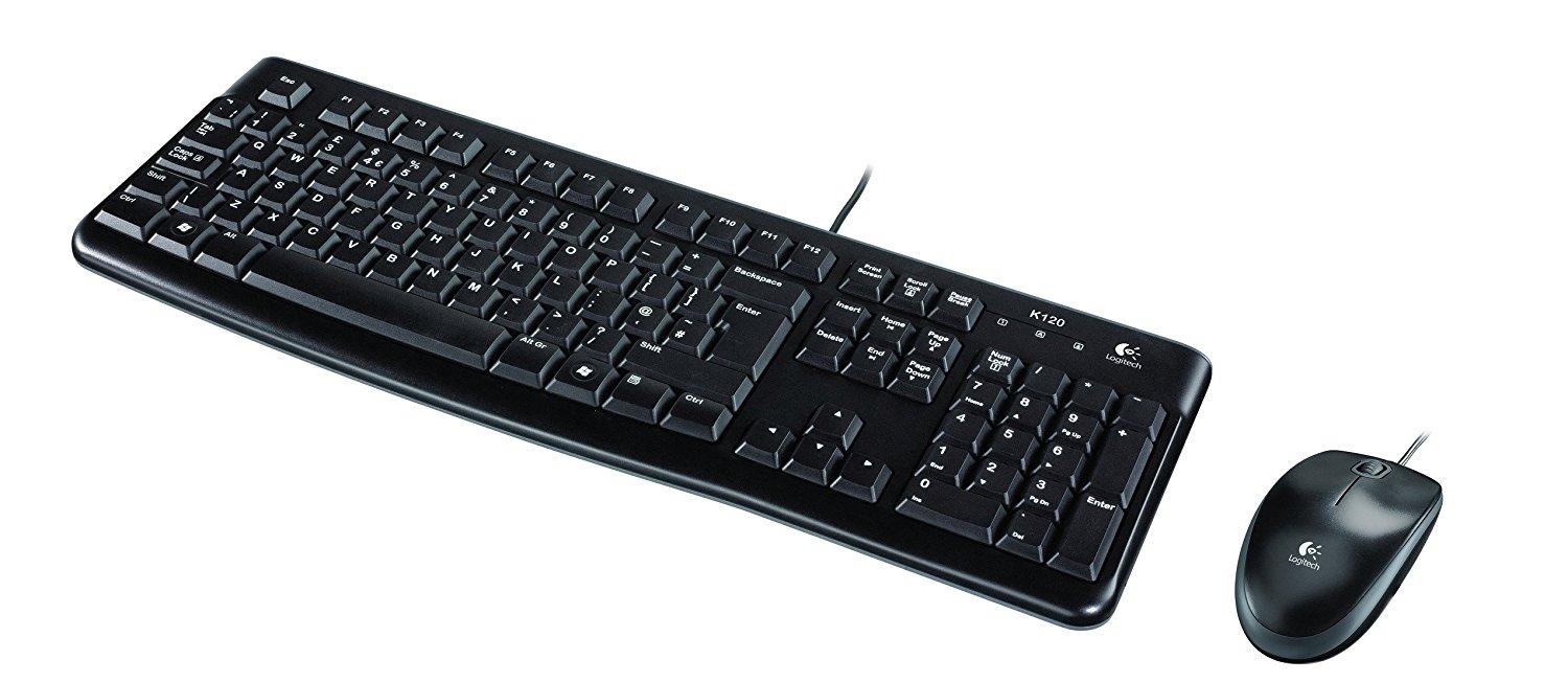 Kомплект клавиатура с мишка Logitech MK120, Черна-2