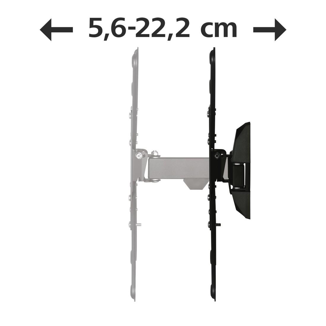 Стенна стойка за TV HAMA 118102, Регулируема, 65&quot;, 20 кг, 400 x 400, Черна-4