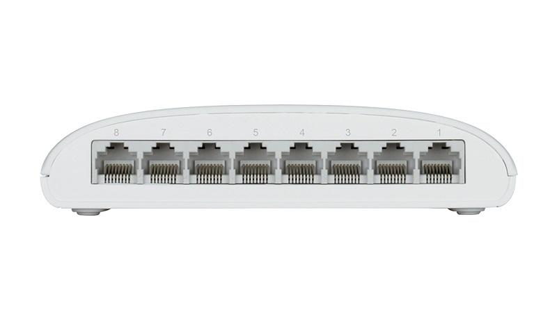 Суич D-Link DGS-1008D/E, 8 портов, 10/100/1000, Gigabit, Desktop -3