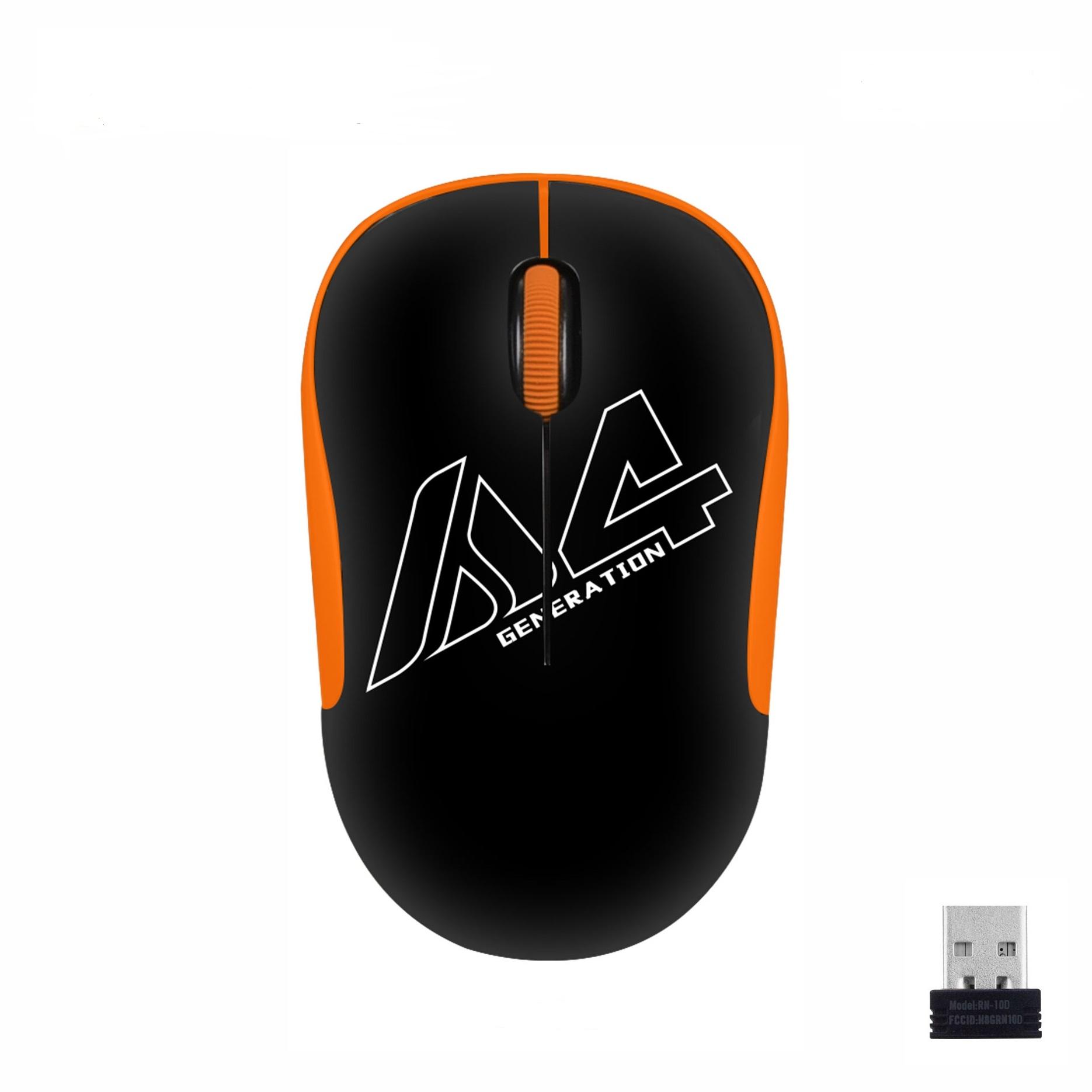 Оптична мишка A4tech G3-300N V-Track, USB, Черен/Оранжев-1