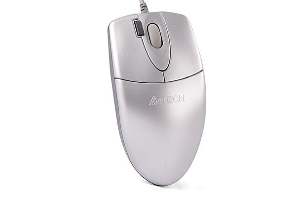 Оптична мишка A4tech OP-620D, USB, Сребрист-2