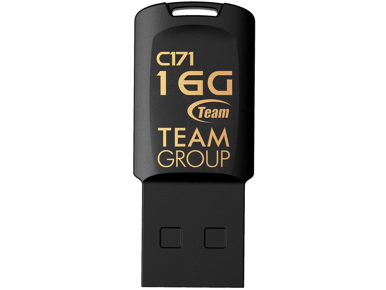 USB памет Team Group C171 16GB USB 2.0, Черен-1