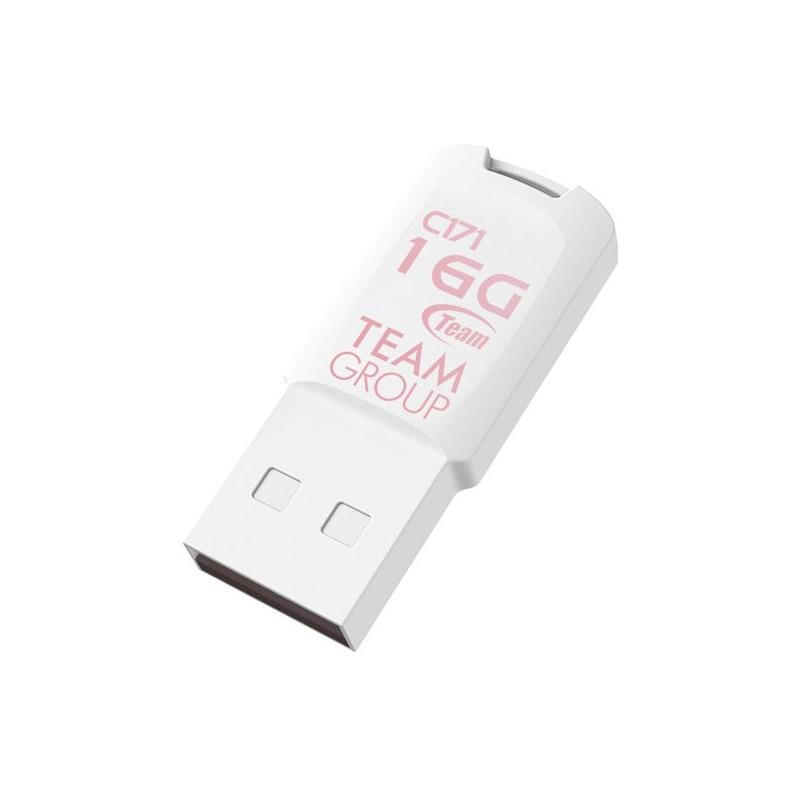 USB памет Team Group C171 16GB USB 2.0, Бял