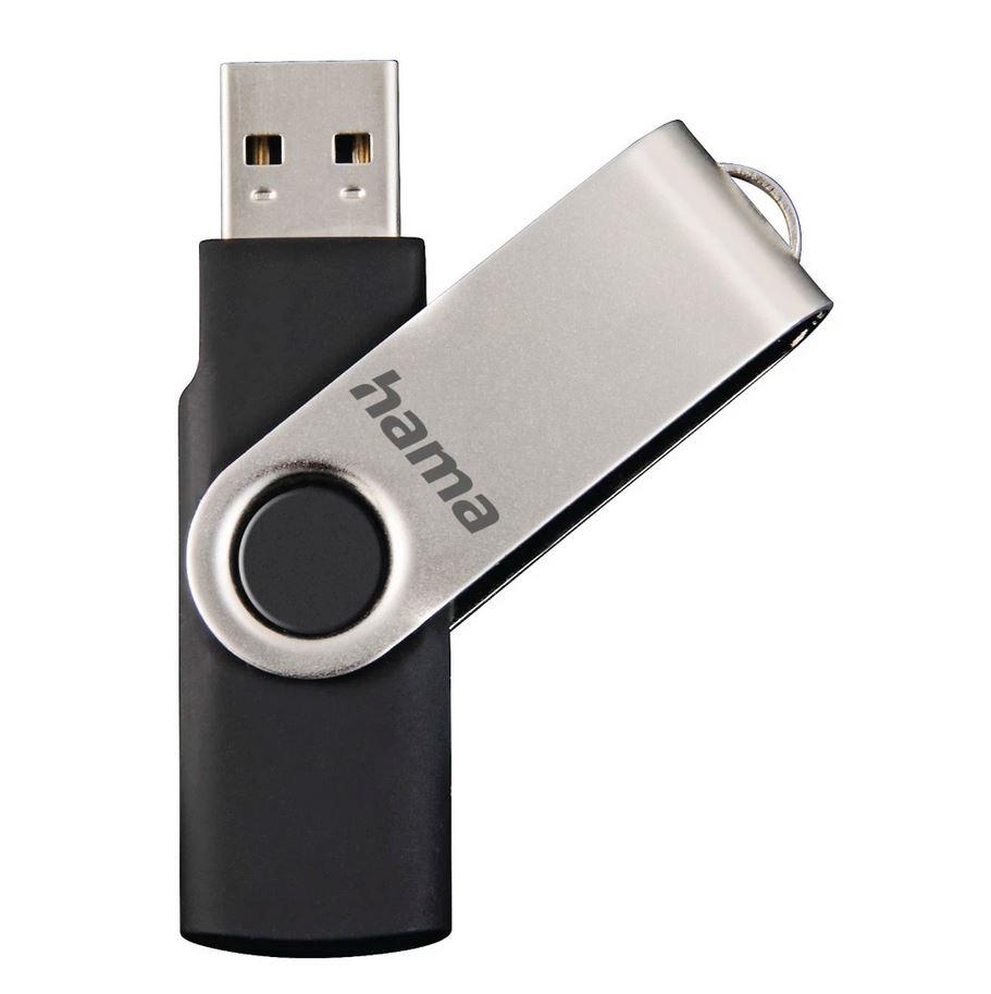 USB памет HAMA Rotate, 32GB, USB 2.0, 10Mb/s,Черен-4