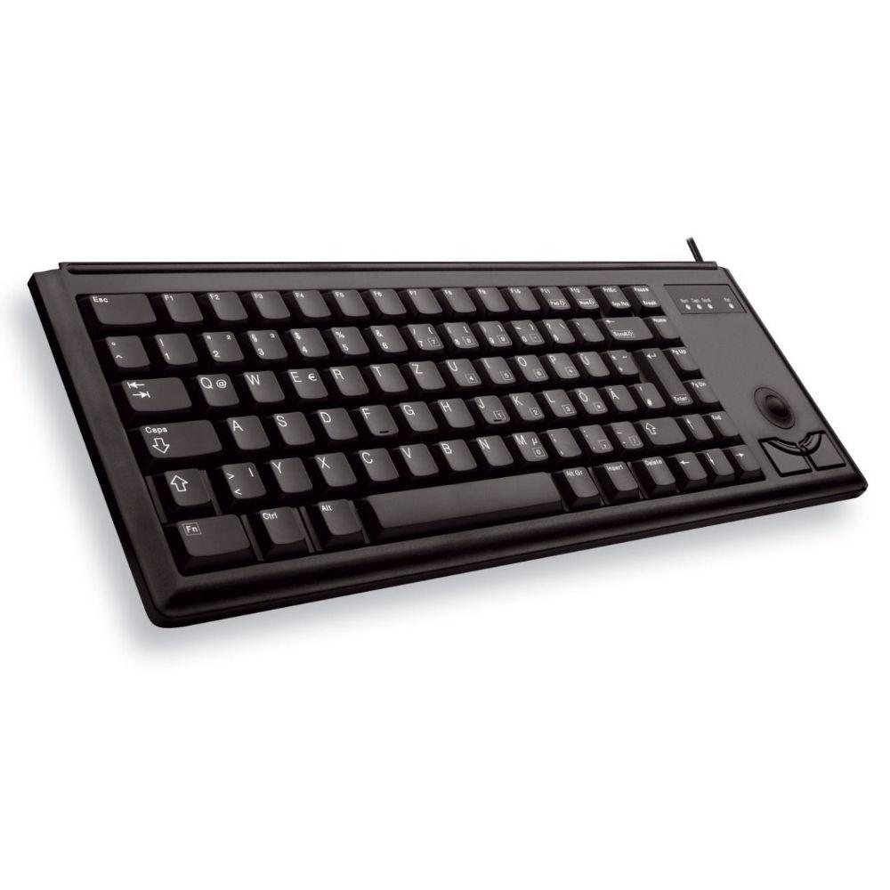Компактна жична клавиатура CHERRY G84-4400 с Trackball, Черна-2
