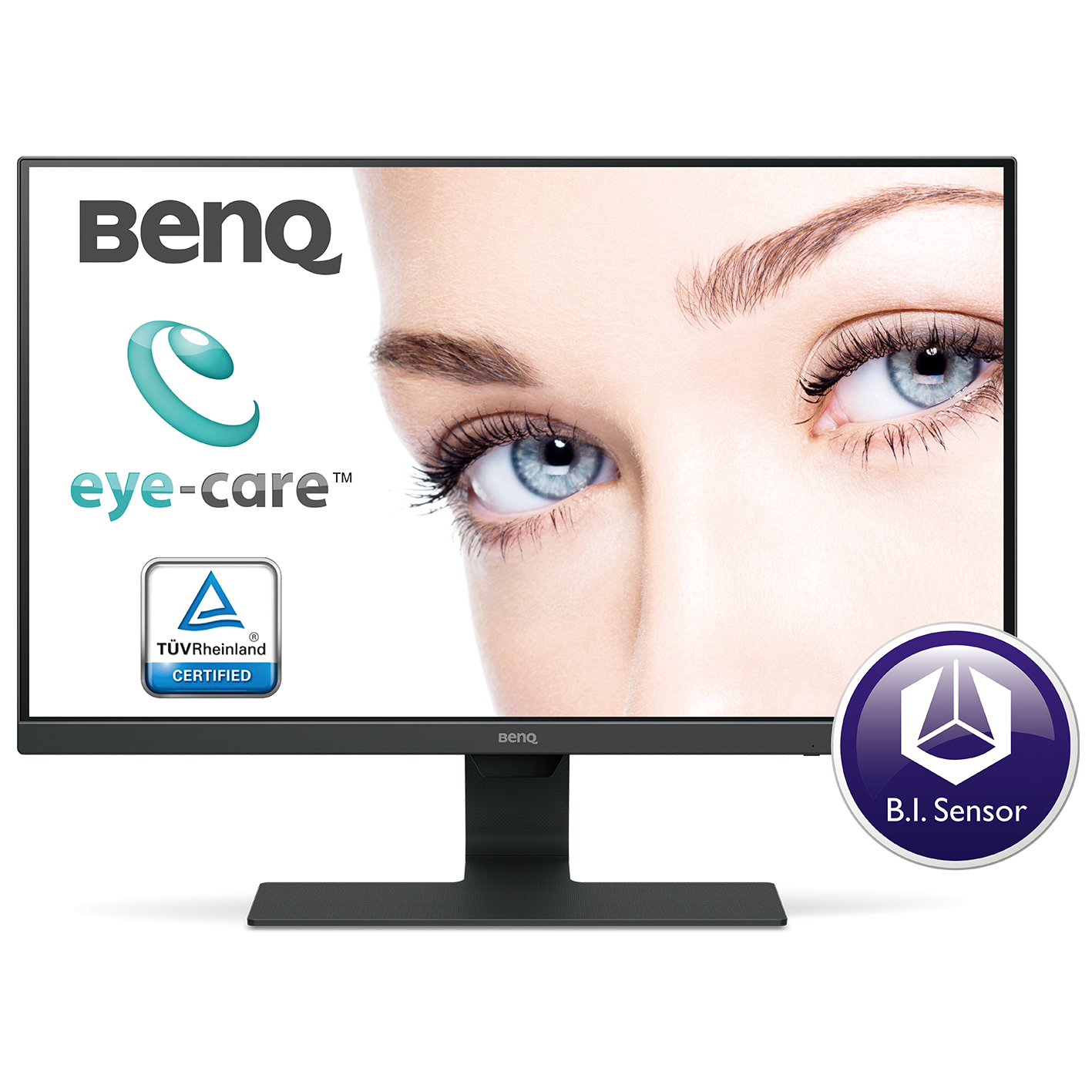 Монитор BenQ GW2480E, IPS, 23.8 inch, Wide, Full HD, D-sub, HDMI, DisplayPort, Черен-2