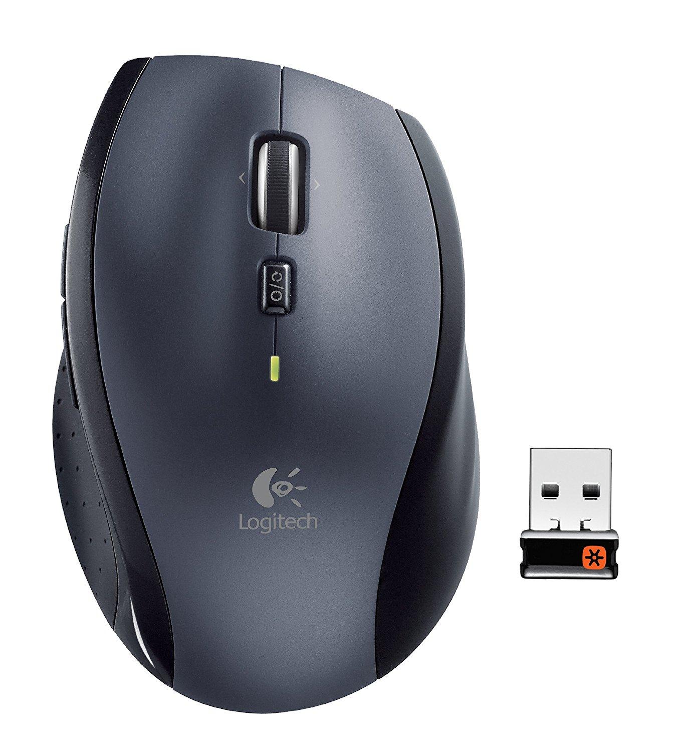 Безжична оптична мишка LOGITECH M705 Marathon, USB, Черен-2