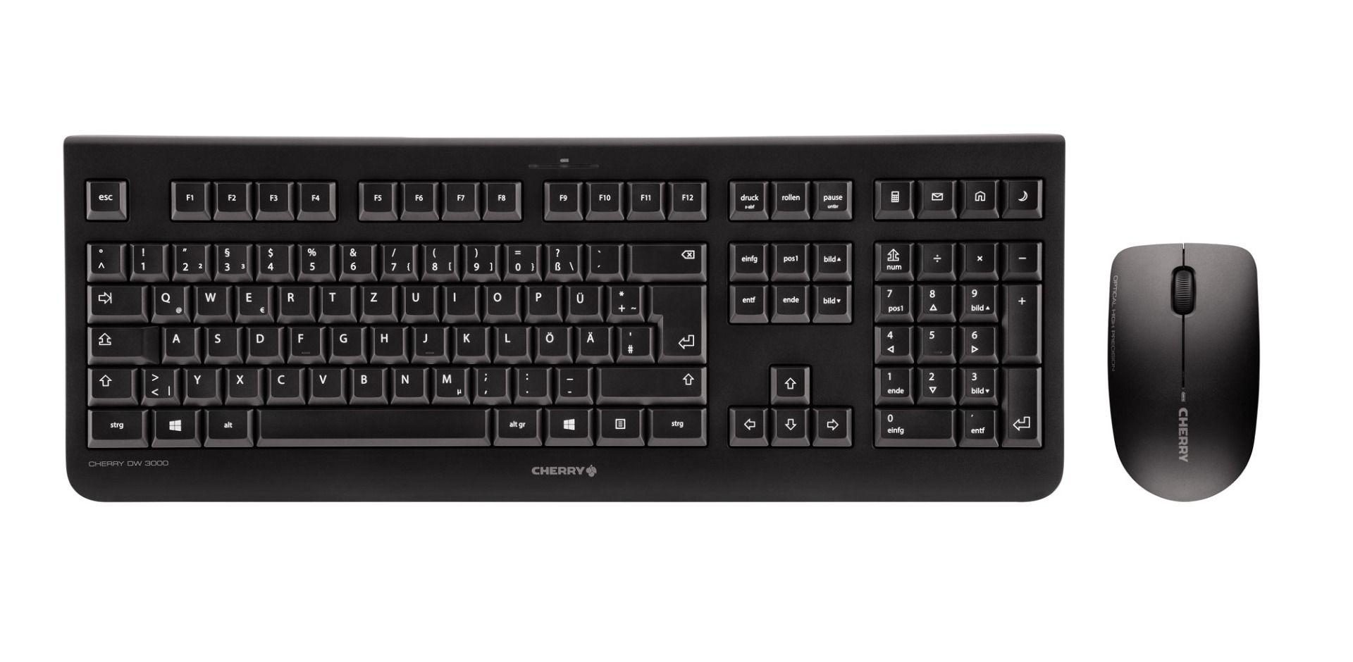Kомплект безжична клавиатура и мишка CHERRY DW 3000, кирилизирана