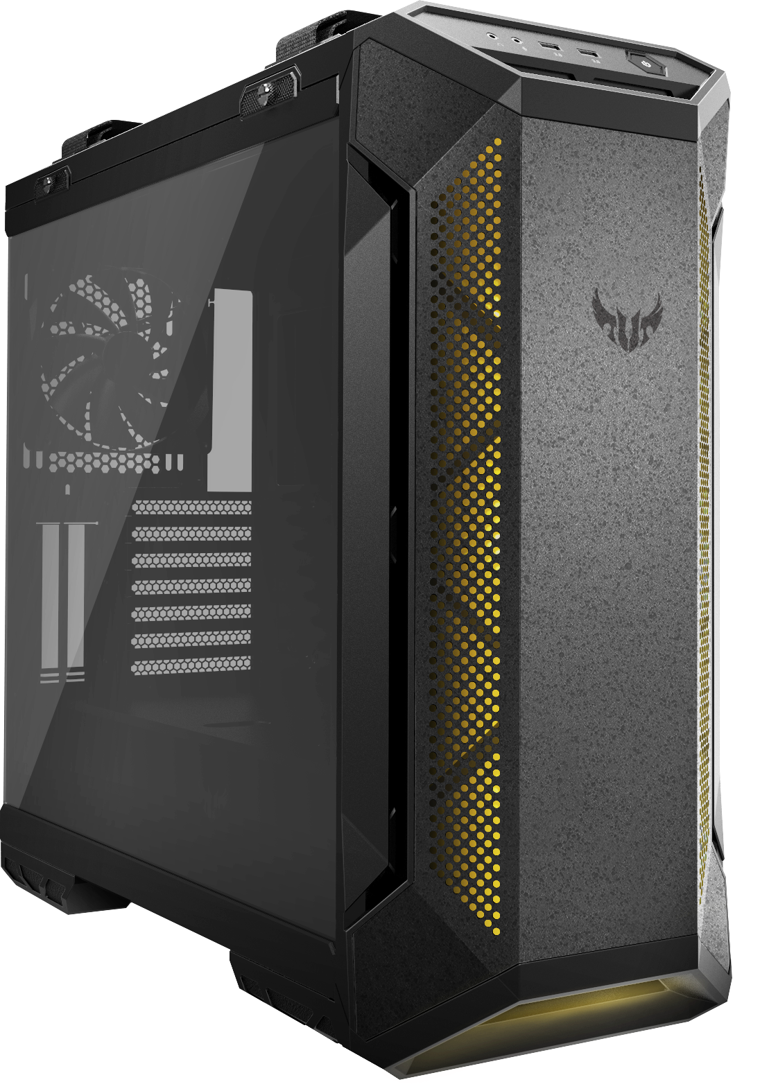 Кутия ASUS TUF Gaming GT501, Mid-Tower, Aura Sync RGB