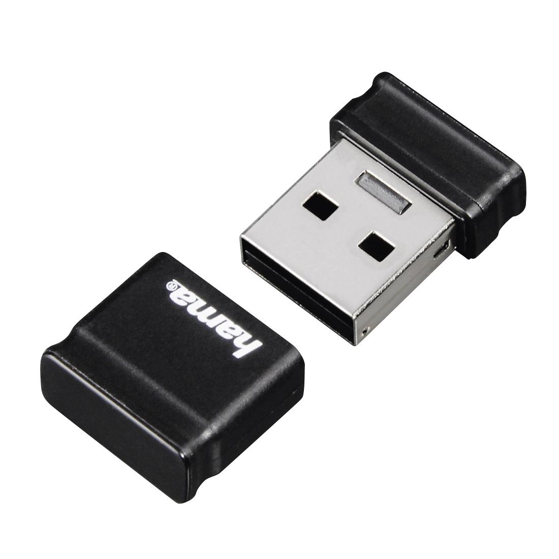 USB памет HAMA Smartly, 64GB, USB 2.0, 10 MB/s, Черен-2