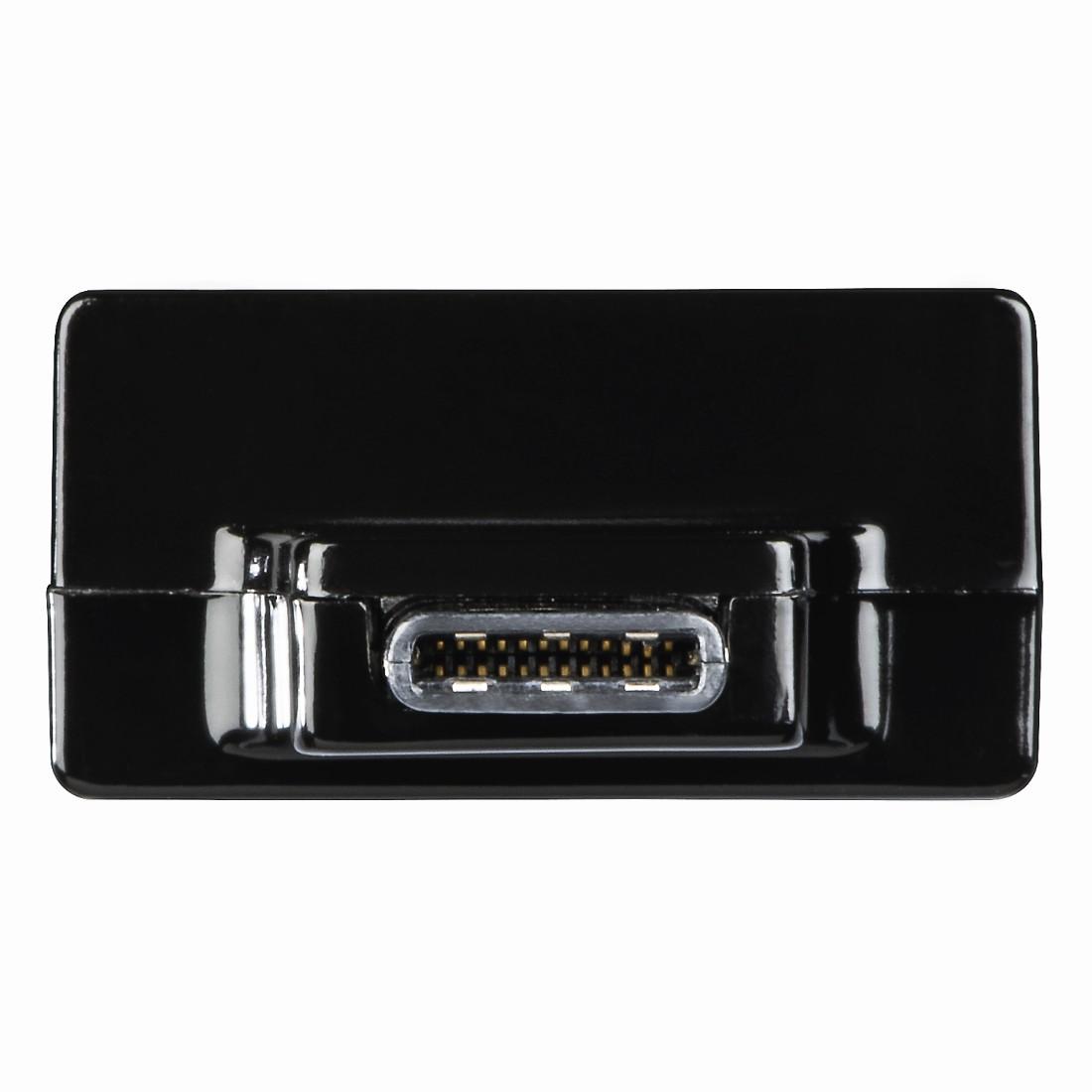 USB-C хъб 1:3 HAMA Pocket, 1 x USB-A 3.1, 2 x USB-A 2.0, Черен-2