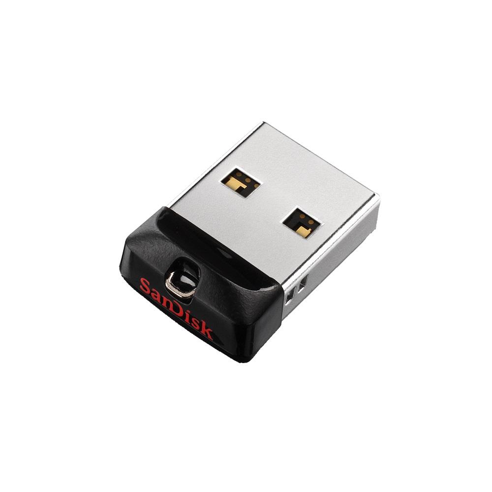 USB памет SanDisk Cruzer Fit, 32GB, SDCZ33-032G-G35, Черен