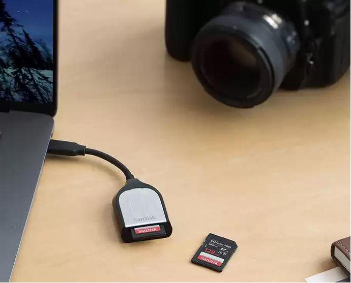 Четец за карти SanDisk Extreme PRO,USB-C, SDDR-409-G46-4