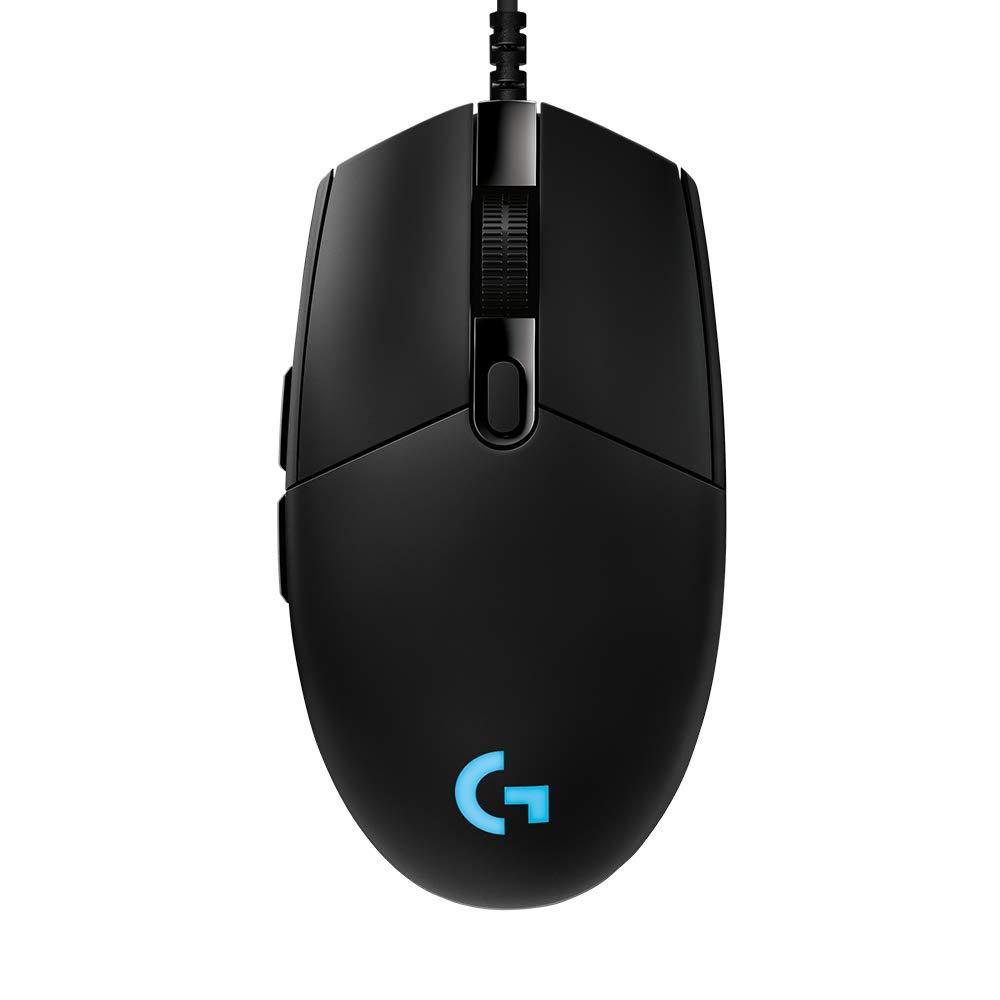 Геймърска мишка Logitech G Pro Hero, Оптична, Жична, USB-1
