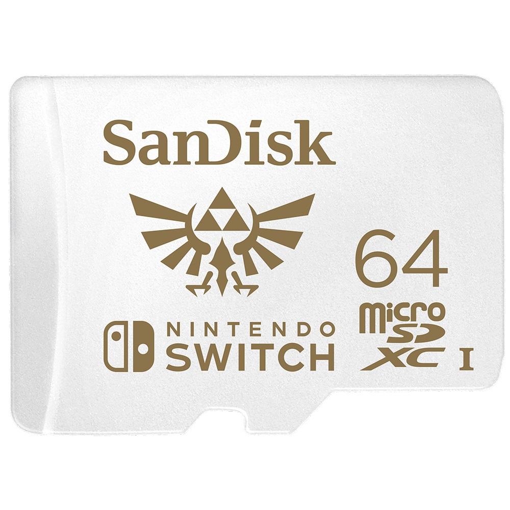 Карта памет SANDISK SDSQXAT-064G-GNCZN, за Nintendo Switch, microSDXC, 64GB, U3, 100 Mb/s-1