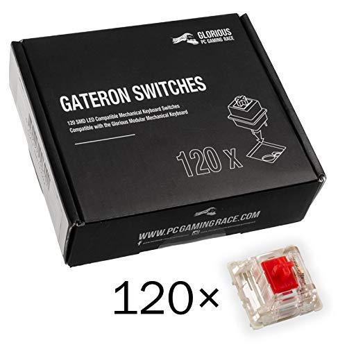 Суичове за механична клавиатура Glorious Gateron Red 120 броя-2