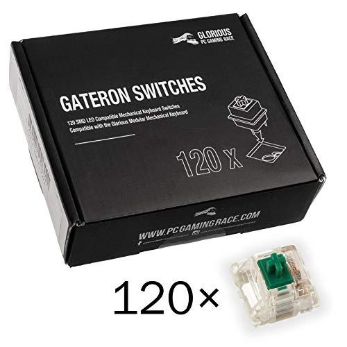 Суичове за механична клавиатура Glorious Gateron Green 120 броя-3