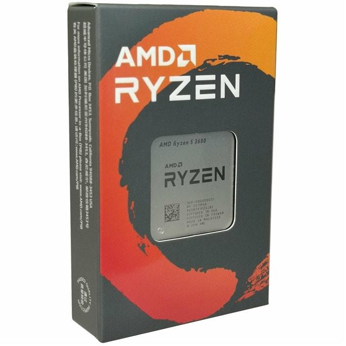 Процесор AMD RYZEN 5 3600 6-Core 3.6 GHz (4.2 GHz Turbo) 35MB/65W/AM4/BOX, NO COOLER-1