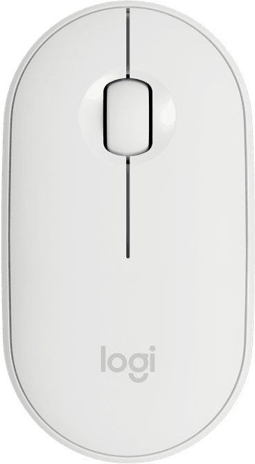 Безжична оптична мишка LOGITECH Pebble M350, Бяла, USB