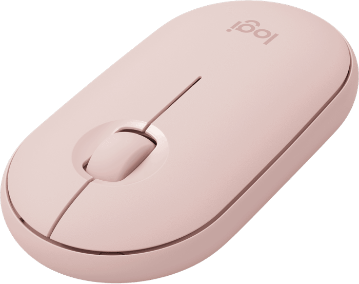 Безжична оптична мишка LOGITECH Pebble M350, Розов, USB-2