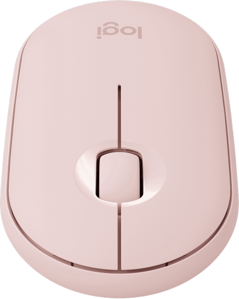 Безжична оптична мишка LOGITECH Pebble M350, Розов, USB-3
