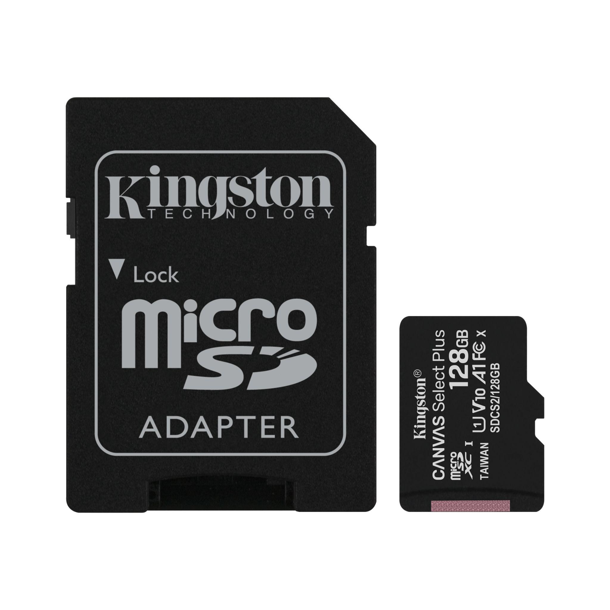 Карта памет Kingston Canvas Select Plus  microSDXC 128GB, Class 10 UHS-I-2