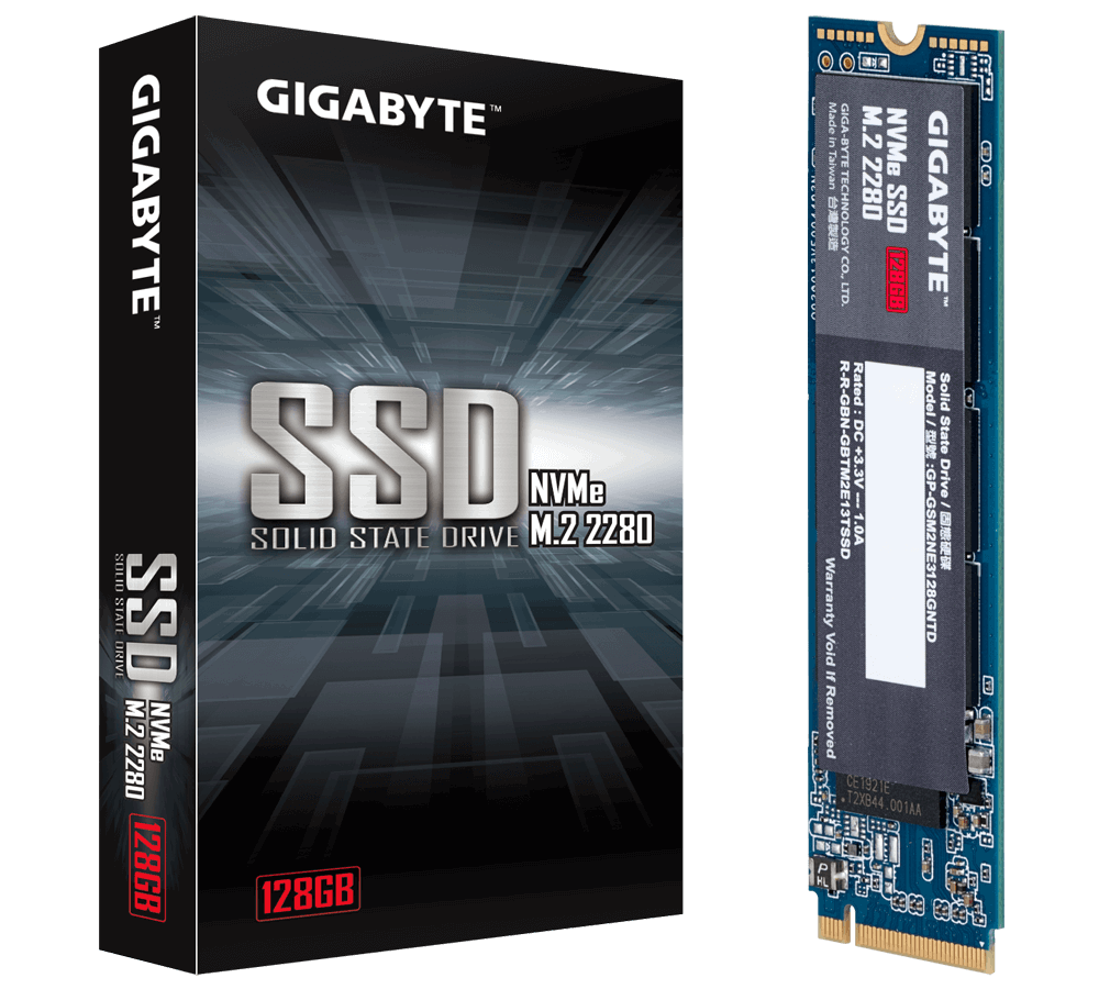 Solid State Drive (SSD) Gigabyte M.2 NVMe PCIe Gen 3 SSD 128GB -2