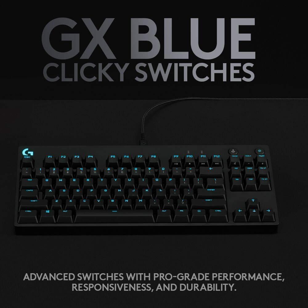 Геймърска механична клавиатура Logitech G Pro Clicky RGB -3