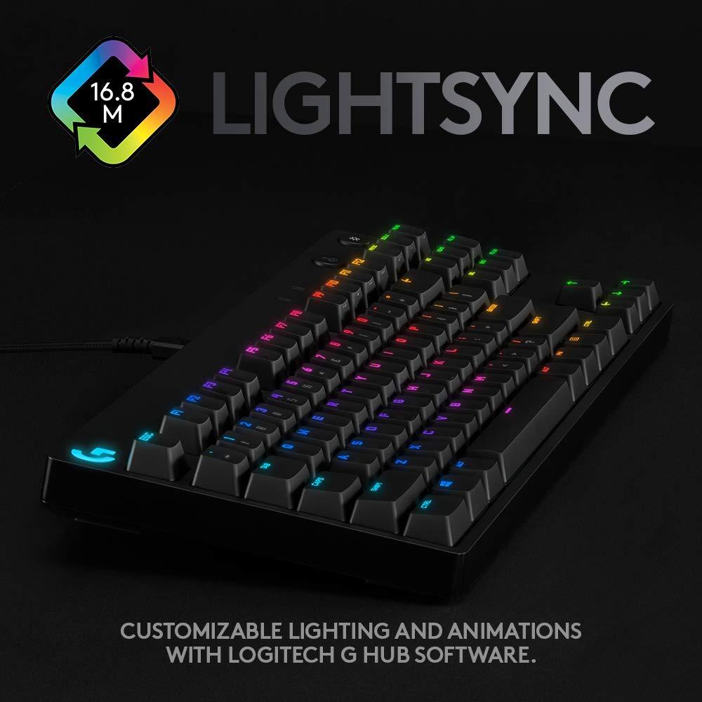 Геймърска механична клавиатура Logitech G Pro Clicky RGB -4