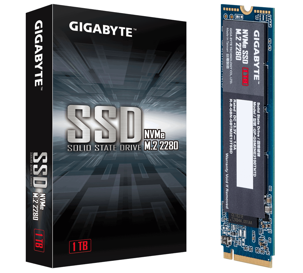 Solid State Drive (SSD) Gigabyte M.2 Nvme PCIe Gen 3 SSD 1TB-3