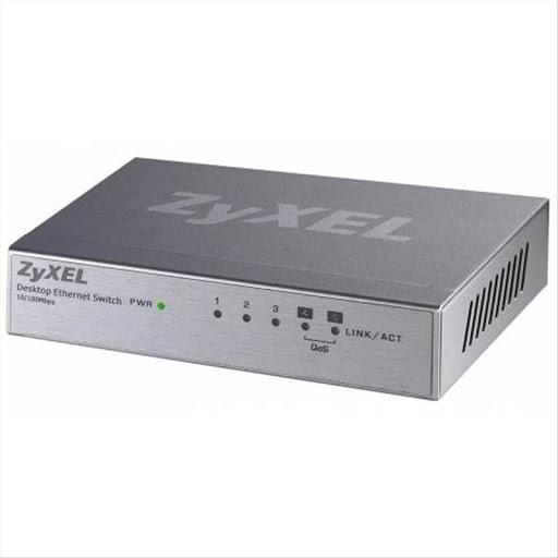 Суич 5-портов ZyXEL GS-1200-5HPV2, Web Managed, Gigabit, PoE