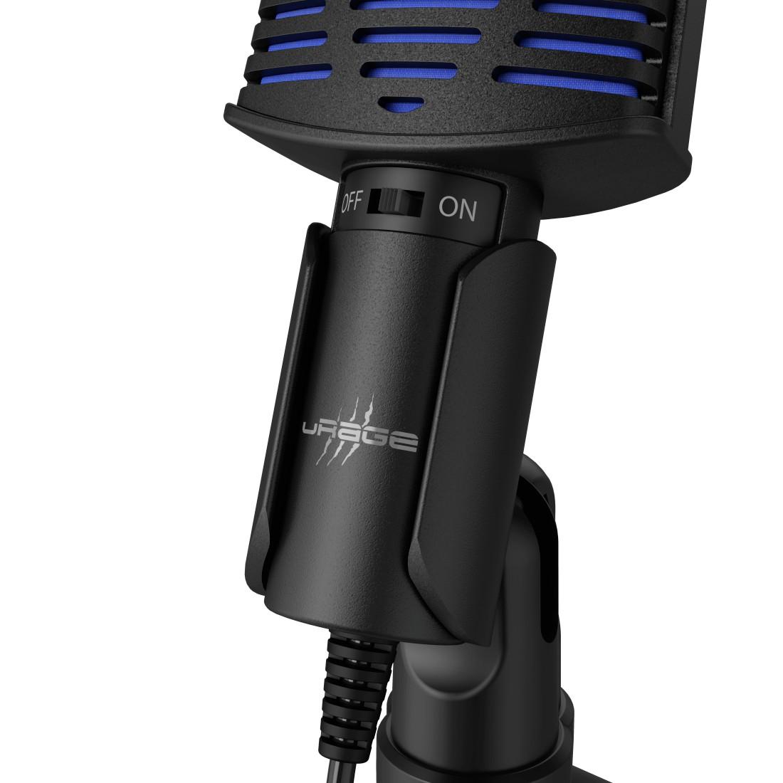 Настолен микрофон uRage Stream 100, USB, Черен-3