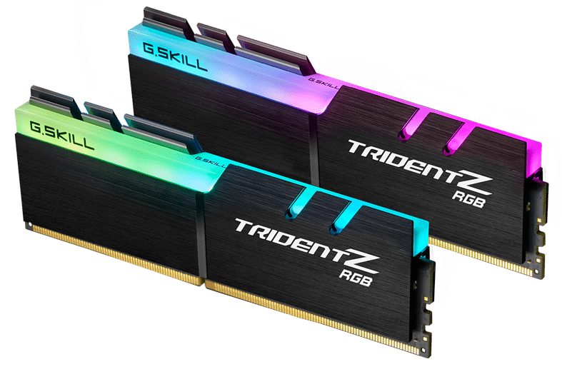 Памет G.SKILL Trident Z RGB 16GB(2x8GB) DDR4 PC4-25600 3200MHz CL16 F4-3200C16D-16GTZR-2