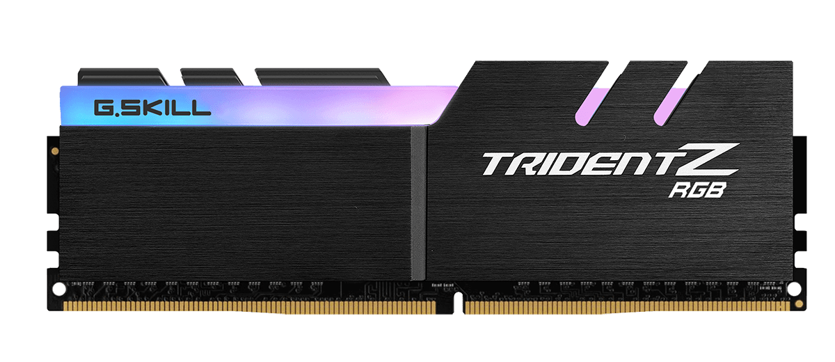 Памет G.SKILL Trident Z RGB 16GB(2x8GB) DDR4 PC4-25600 3200MHz CL16 F4-3200C16D-16GTZR-3