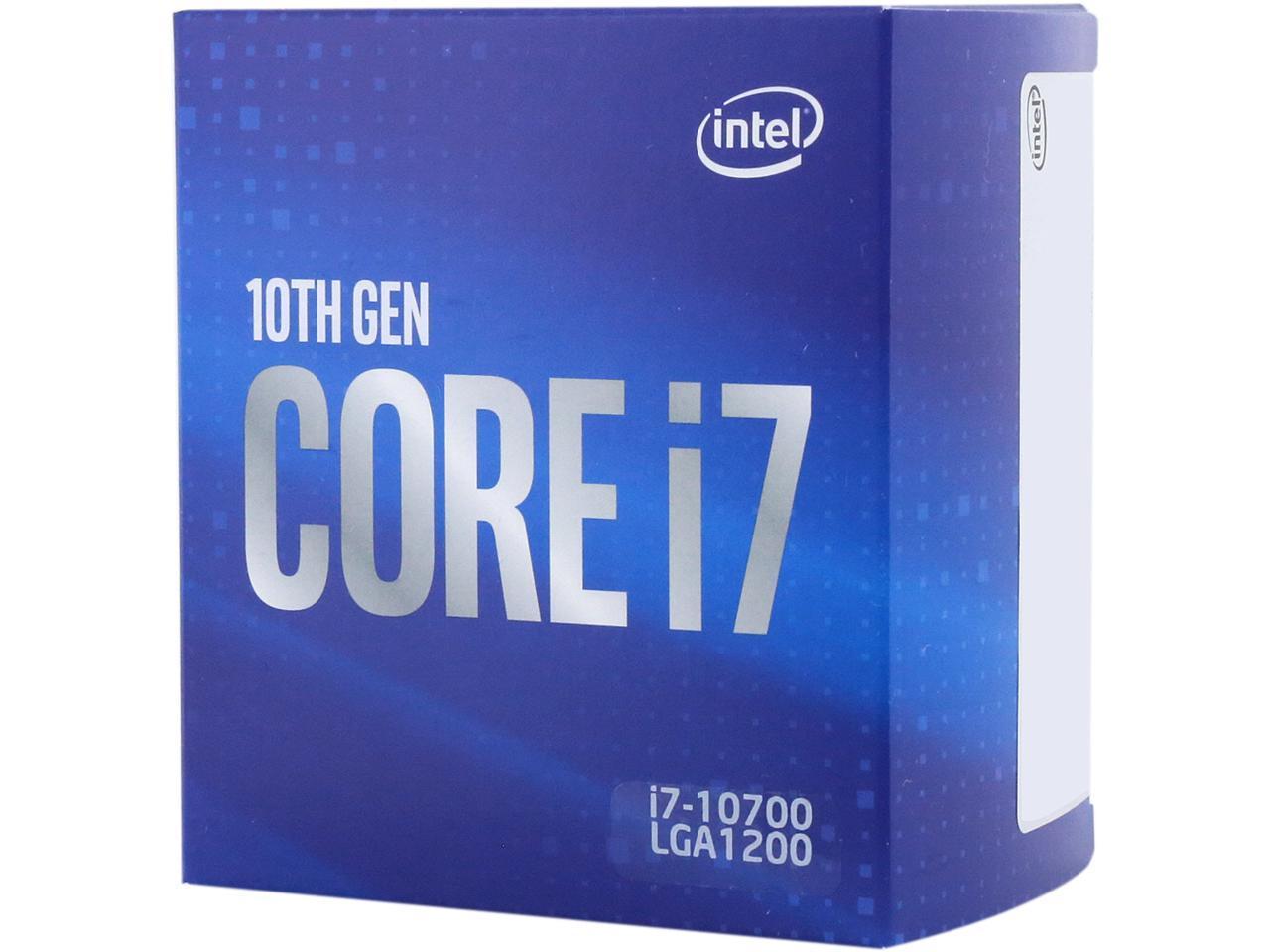 Процесор Intel Comet Lake-S Core I7-10700 8 cores, 2.9Ghz (Up to 4.80Ghz), 16MB, 65W, LGA1200, BOX