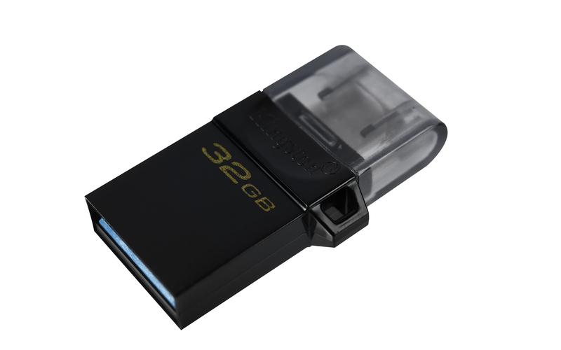 USB памет KINGSTON DataTraveler MicroDuo3 G2 128GB, USB 3.2, Черен