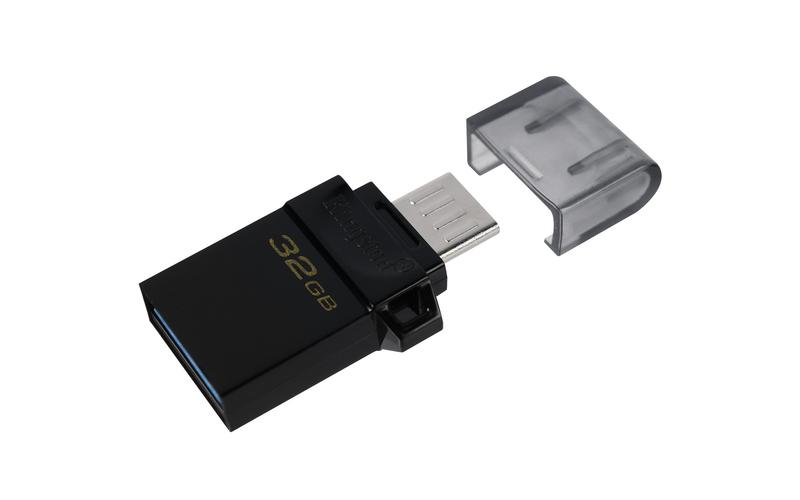 USB памет KINGSTON DataTraveler MicroDuo3 G2 128GB, USB 3.2, Черен-2