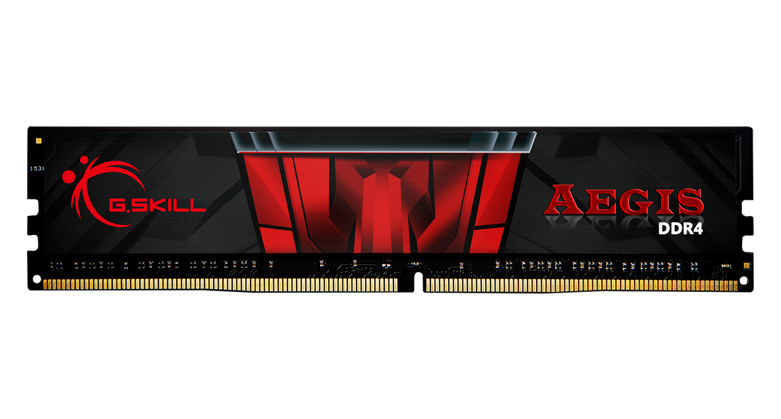 Памет G.SKILL Aegis 8GB DDR4 PC4-24000 3000MHz CL16 F4-3000C16S-8GISB-1