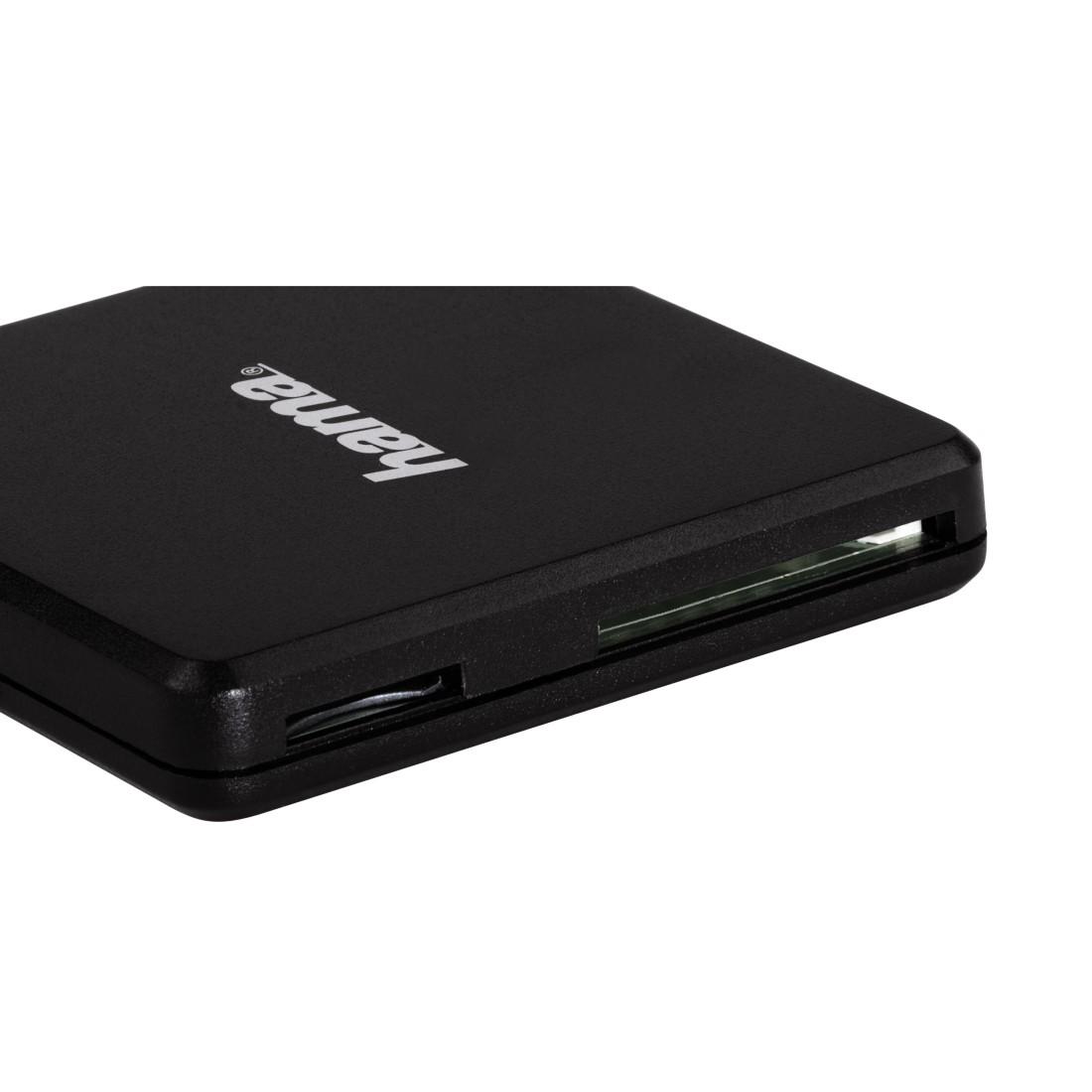 Четец за карти HAMA Multi, USB 3.0, SD/microSD/CF, 5 Gbps, Черен-2