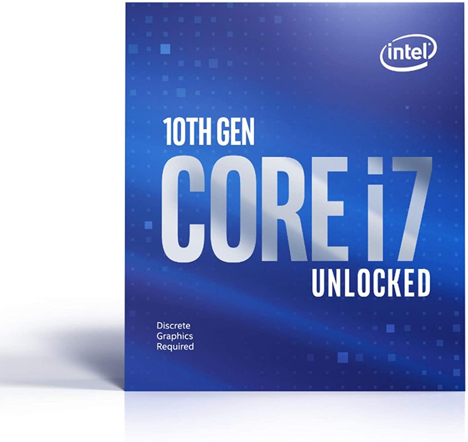 Процесор Intel Comet Lake-S Core I7-10700KF 8 cores, 3.8Ghz (Up to 5.10Ghz), 16MB, 125W, LGA1200, BOX-1