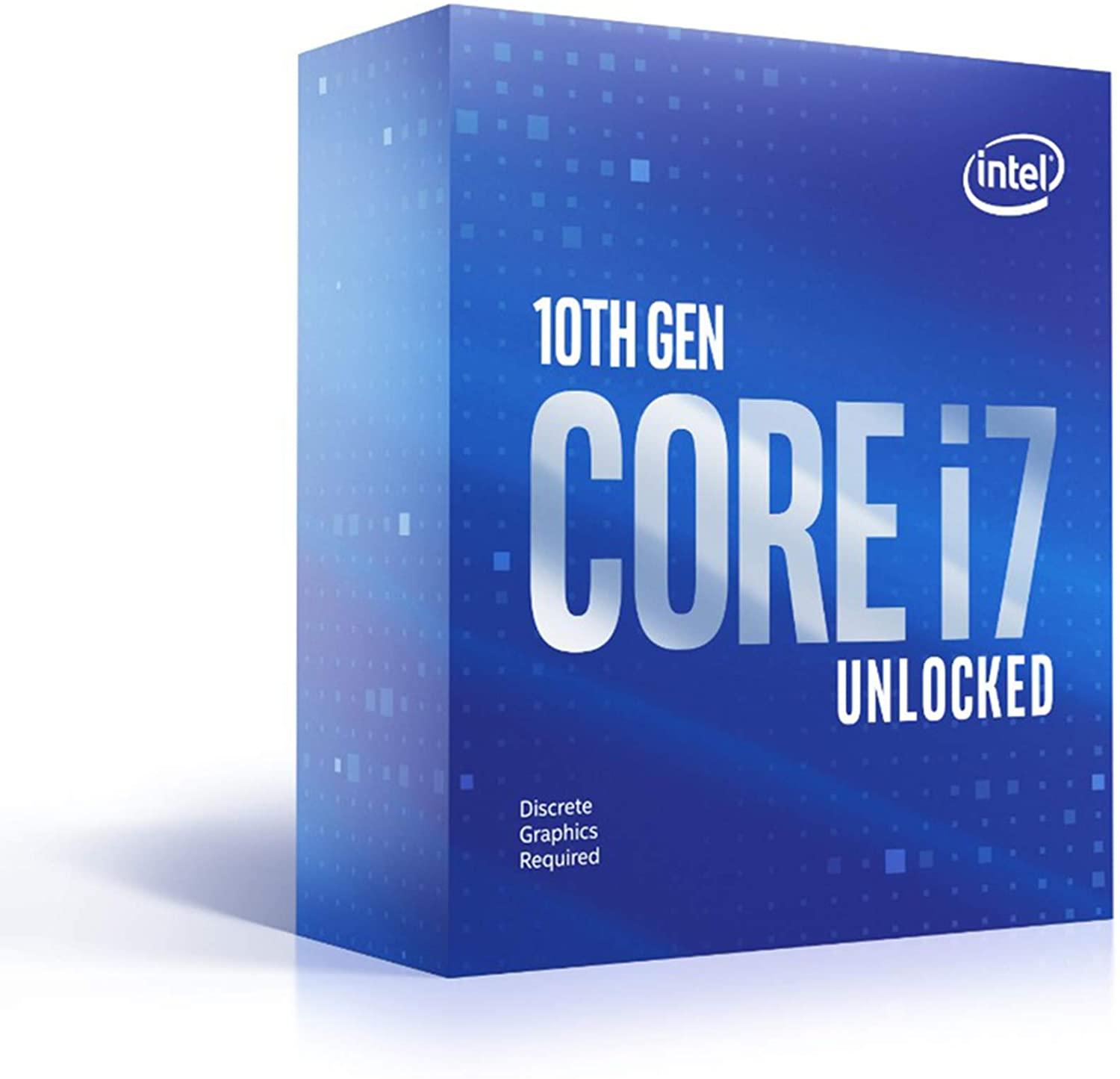 Процесор Intel Comet Lake-S Core I7-10700KF 8 cores, 3.8Ghz (Up to 5.10Ghz), 16MB, 125W, LGA1200, BOX-3