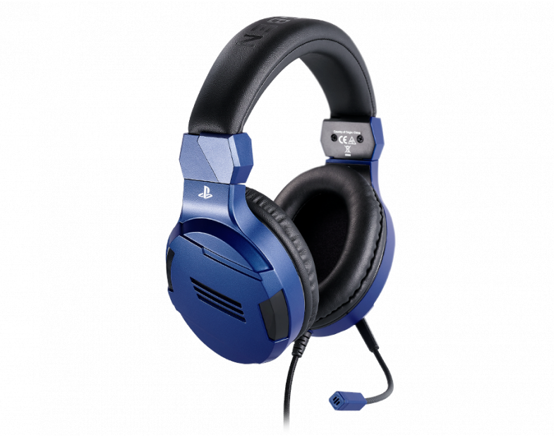 Геймърски слушалки Nacon Bigben PS4 Official Headset V3 Blue, Микрофон, Син-3