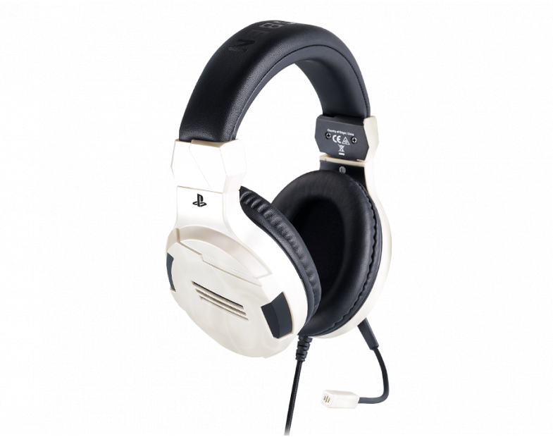 Геймърски слушалки Nacon Bigben PS4 Official Headset V3 White, Микрофон, Бял-3