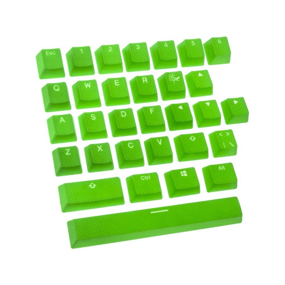 Капачки за механична клавиатура Ducky Green 31-Keycap Set Rubber Backlit Double-Shot US Layout-1