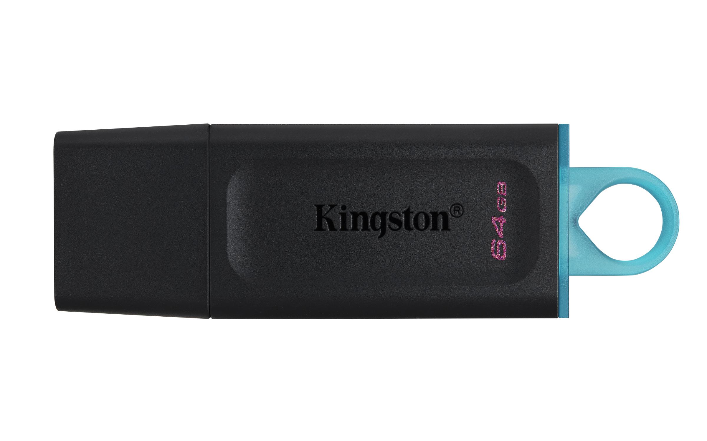 USB памет KINGSTON DataTraveler Exodia 64GB, USB 3.2 Gen 1, Черен-1