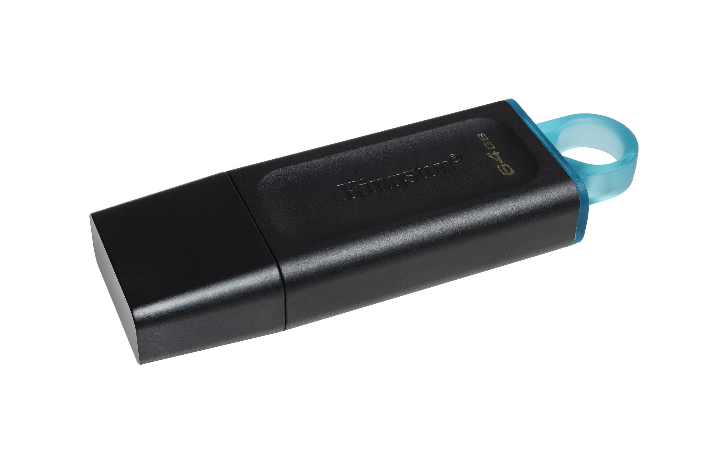USB памет KINGSTON DataTraveler Exodia 64GB, USB 3.2 Gen 1, Черен-3